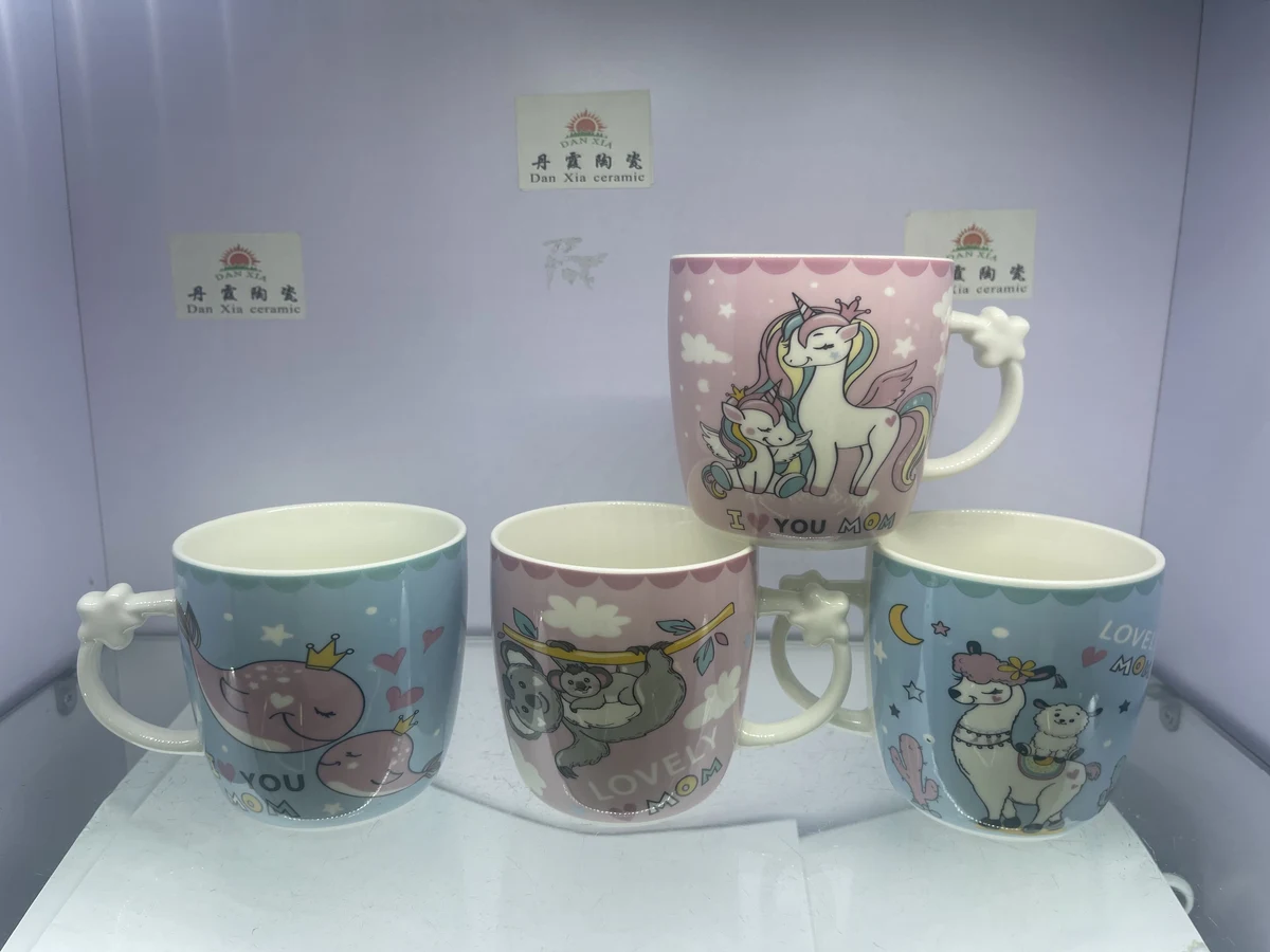 Кружка керамическая с декором